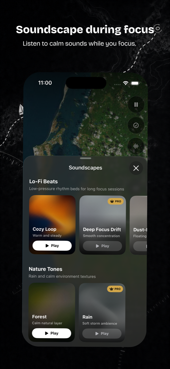 FocusBoat soundscapes